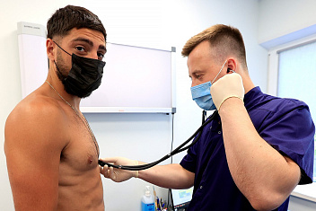 Игроки Спартака прошли медосмотр